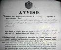 1853 avviso di asta per allargamento cimitero